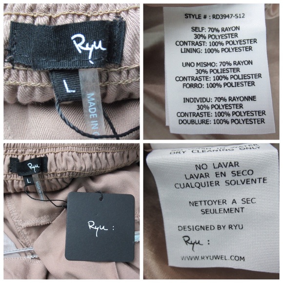 RYU Mauve Ruffle Halter Maxi Dress Smock Back Tie Waist Women’s Size Large NEW - Picture 8 of 9